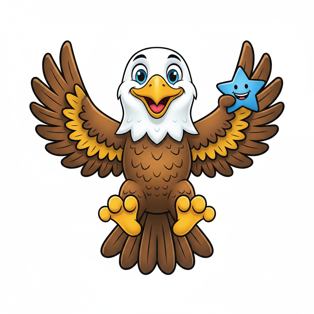 How to Draw a Bald Eagle example 4