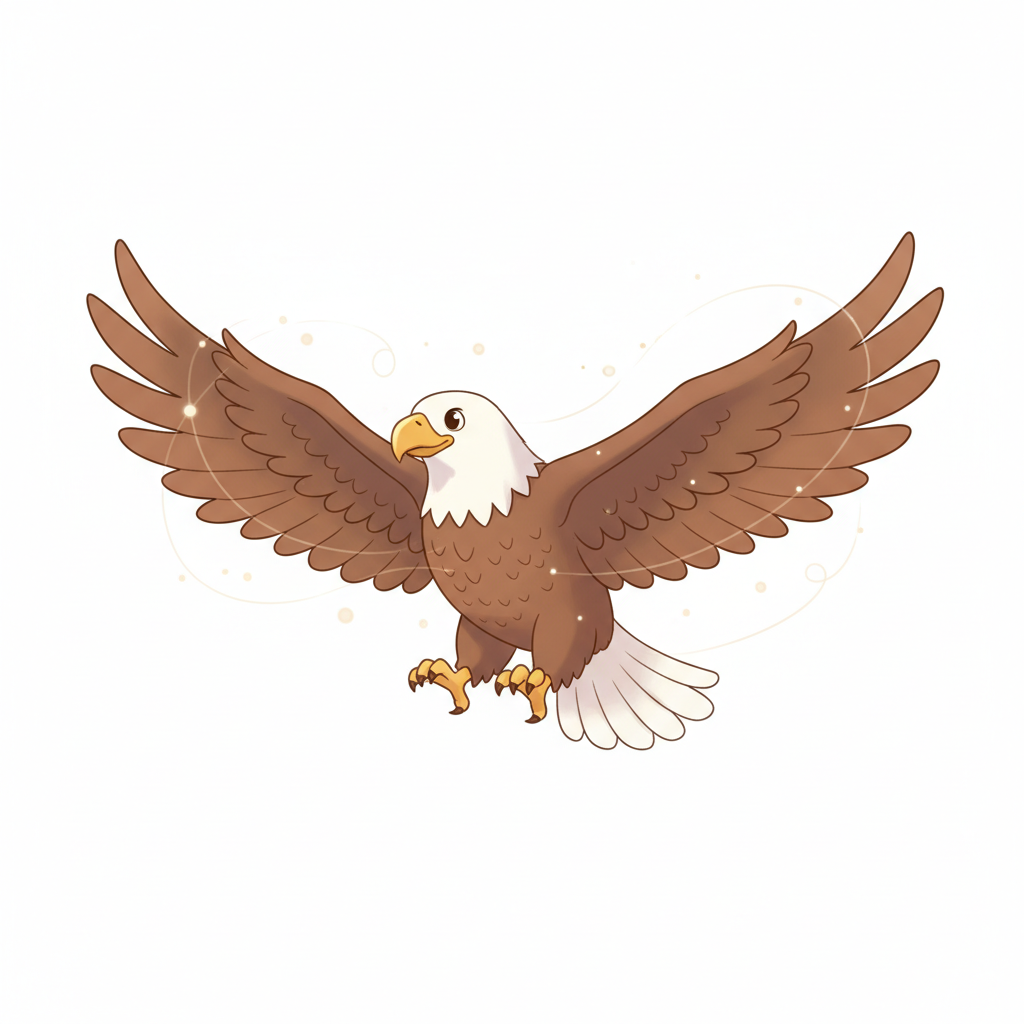 How to Draw a Bald Eagle example 3