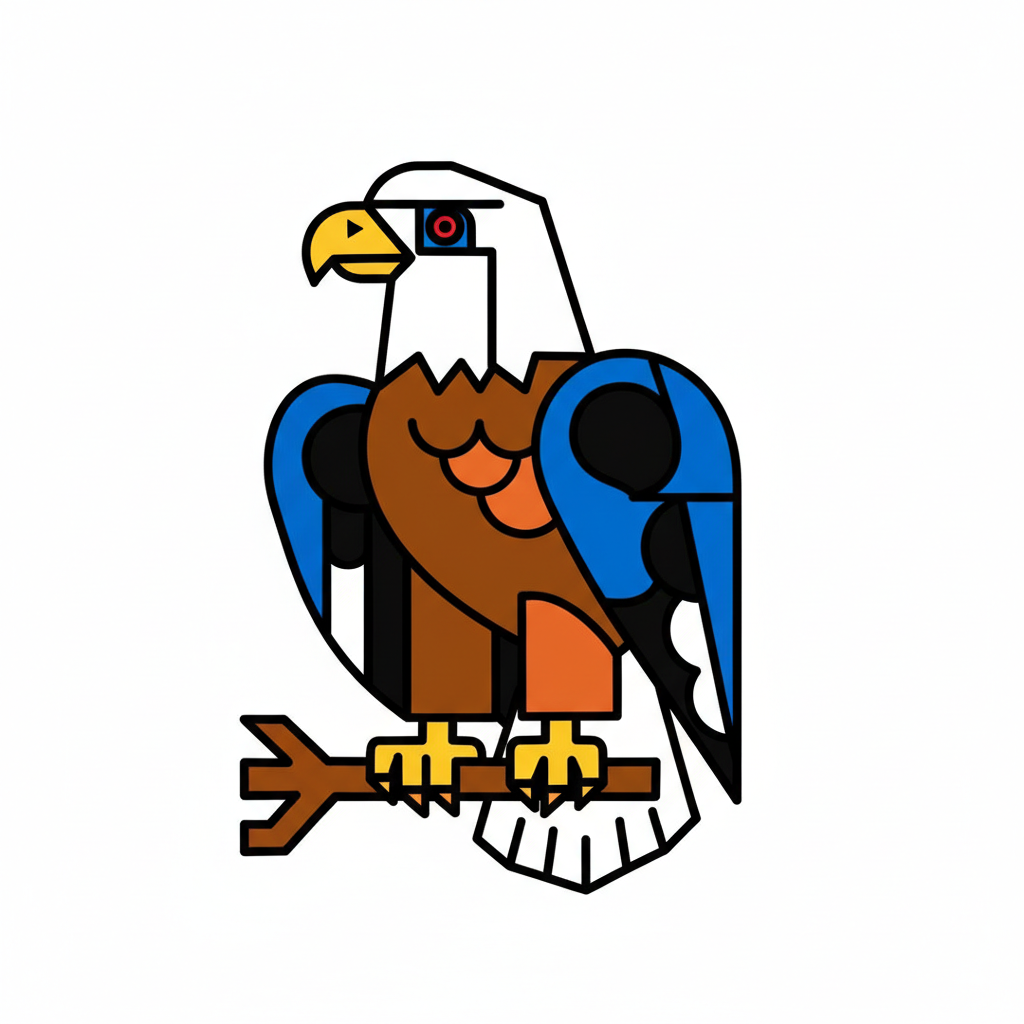 How to Draw a Bald Eagle example 6