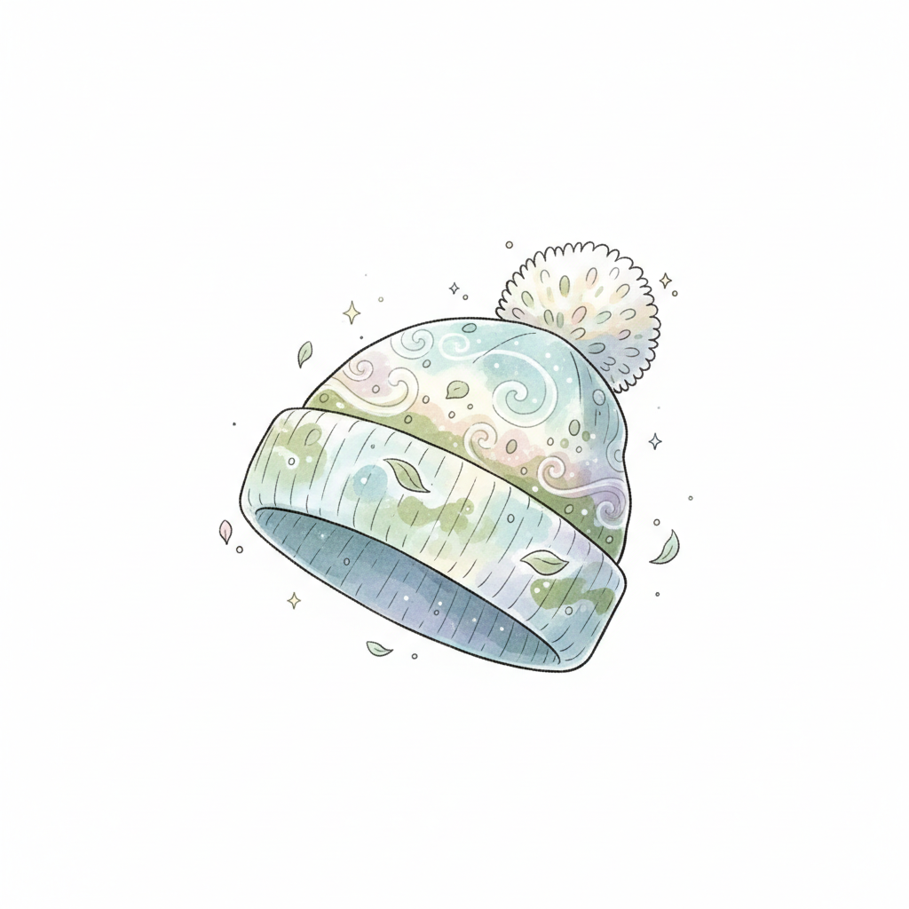 How to Draw a Beanie example 3
