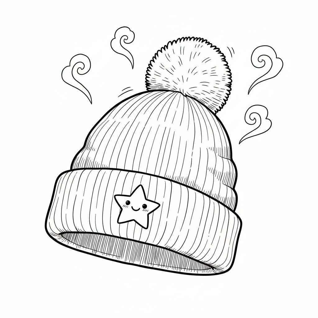 How to Draw a Beanie example 2