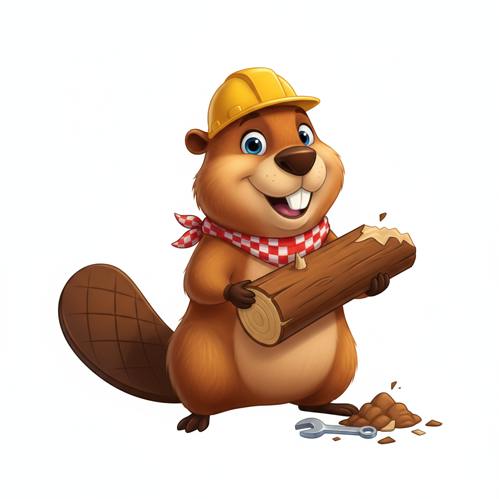 How to Draw a Beaver example 4