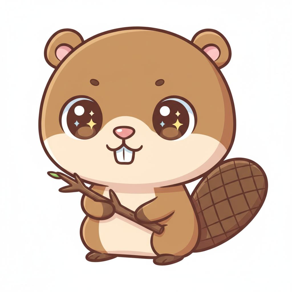 How to Draw a Beaver example 5