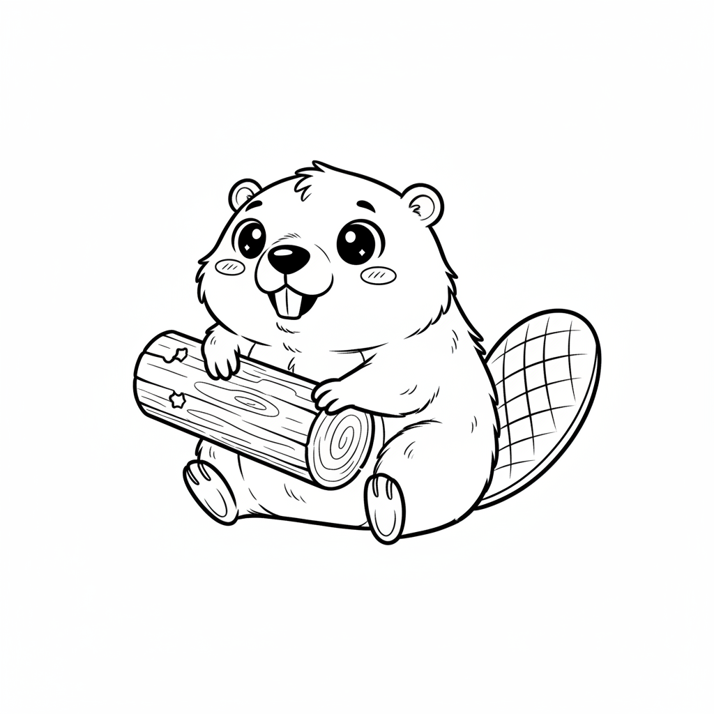 How to Draw a Beaver example 2