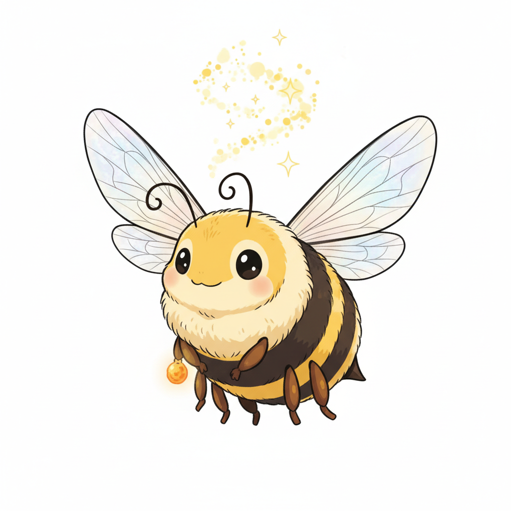 How to Draw a Bee example 3