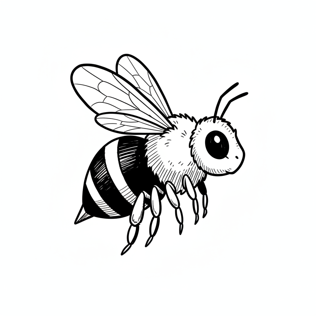 How to Draw a Bee