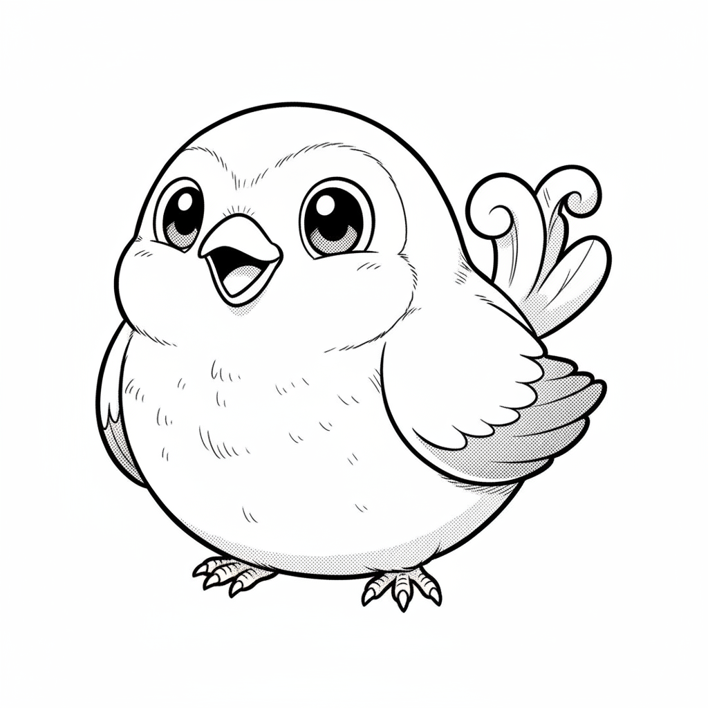 How to Draw a Bird example 2