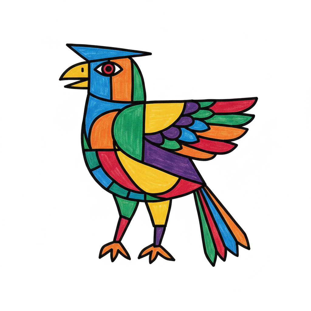 How to Draw a Bird example 6