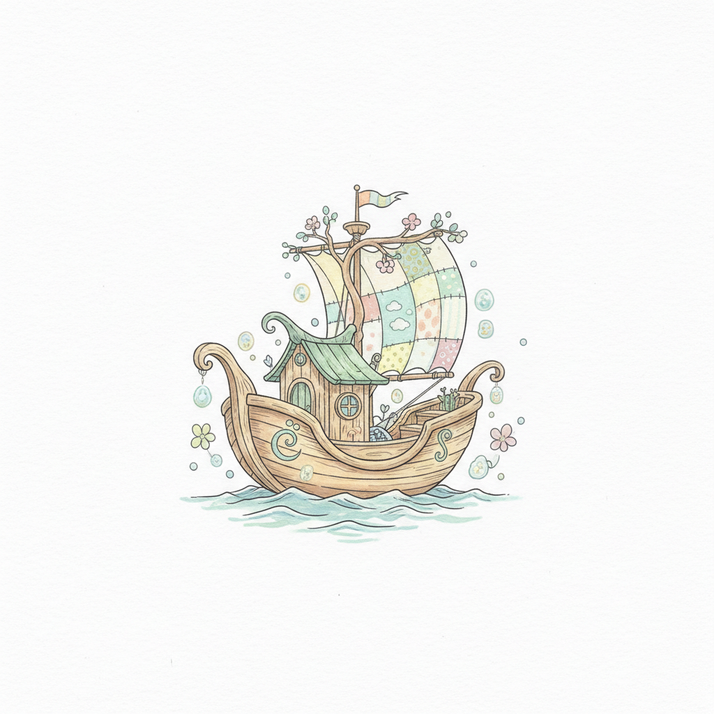 How to Draw a Boat example 3
