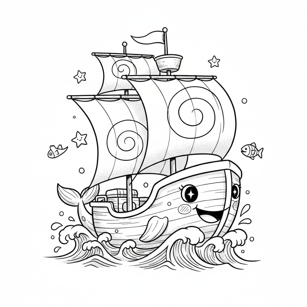 How to Draw a Boat example 2