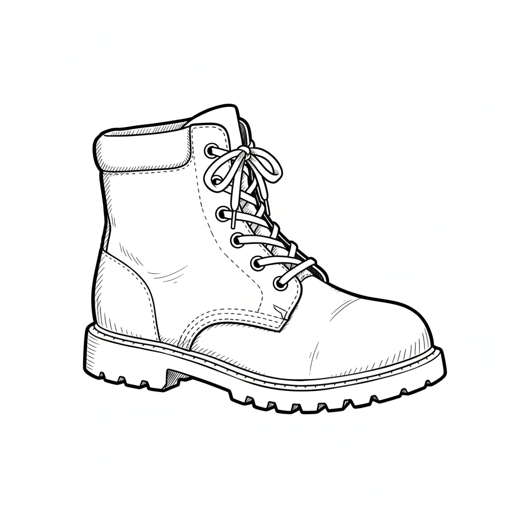 How to Draw a Boot