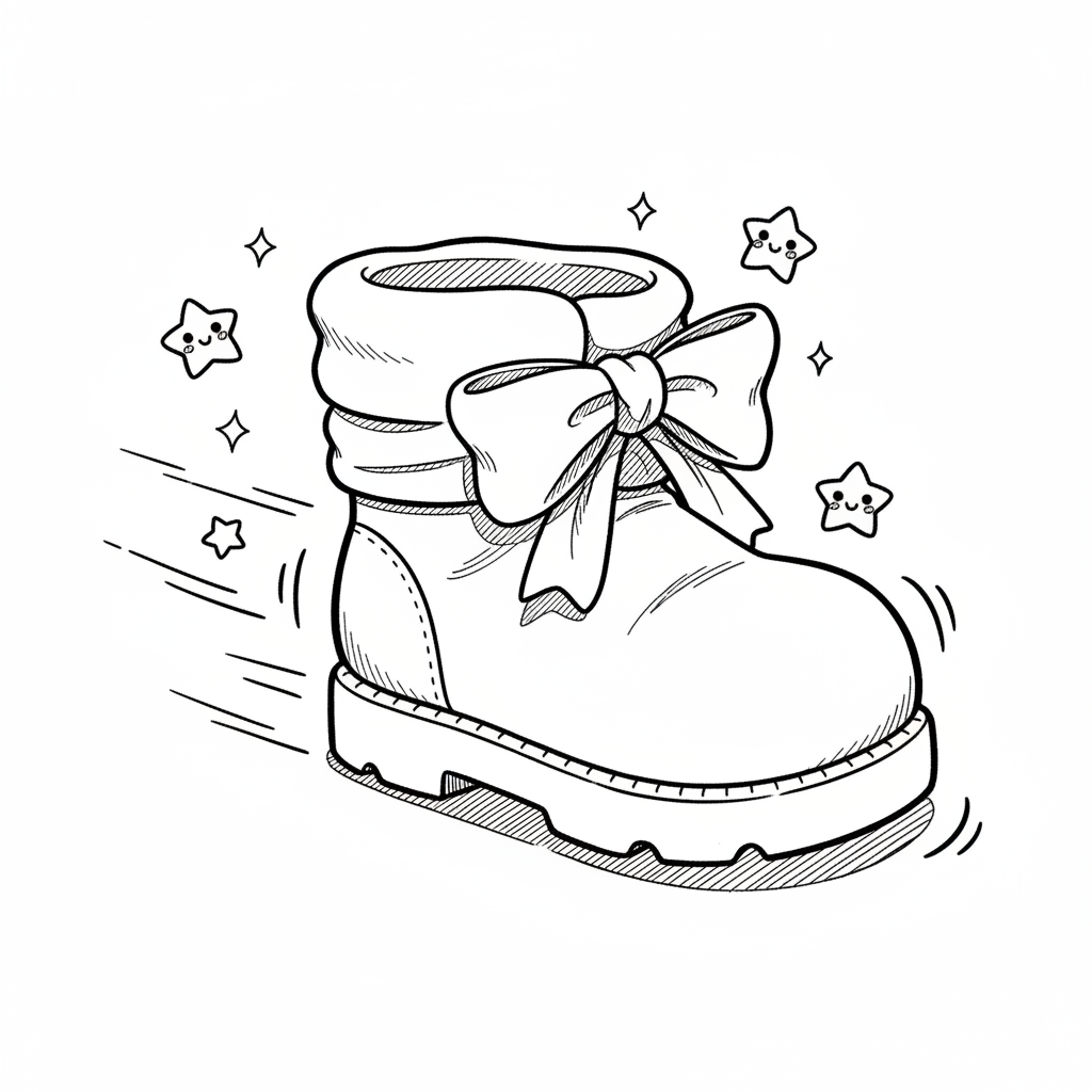 How to Draw a Boot example 2