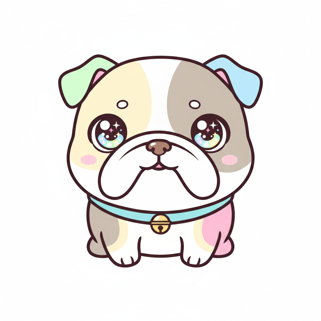 How to Draw a Bulldog example 5