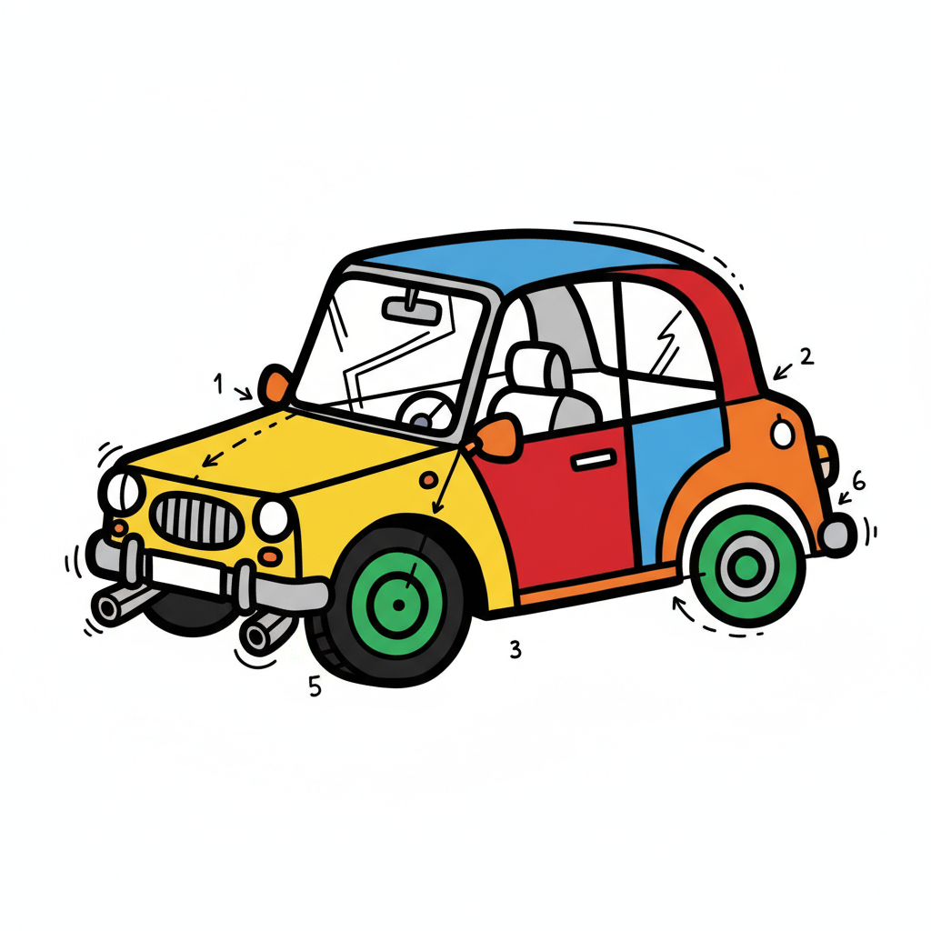 How to Draw a Car example 6