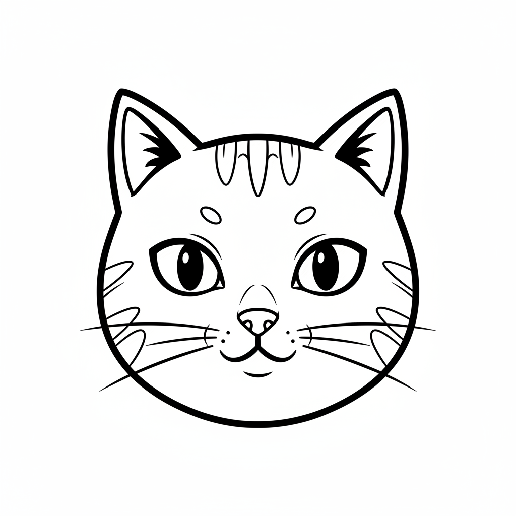 How to Draw a Cat Face