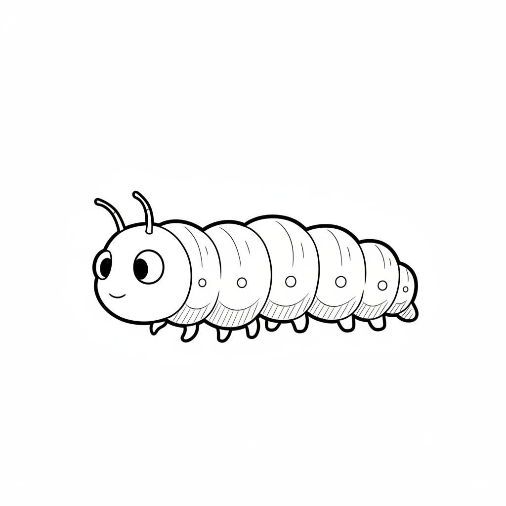 How to Draw a Caterpillar