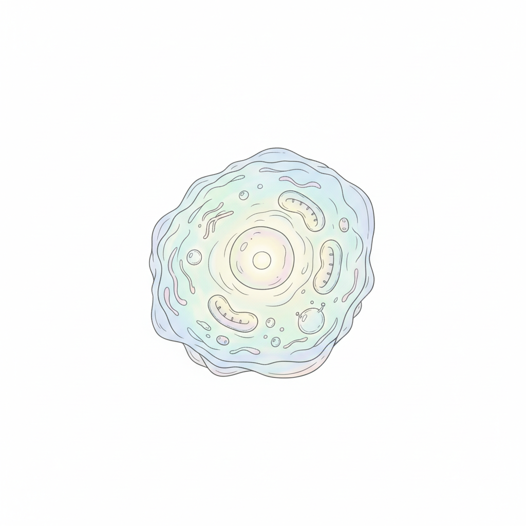 Ccell Drawing how to draw a cell. Activities for Kids.