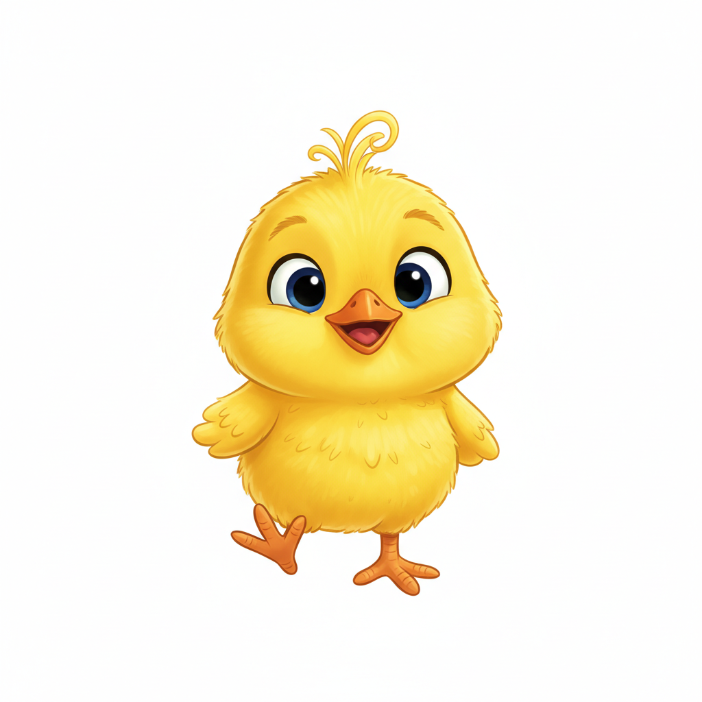How to Draw a Chick example 4