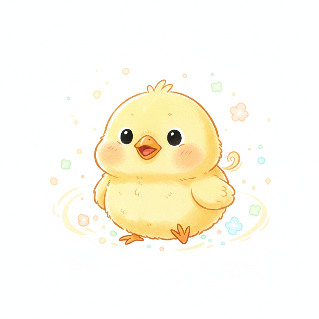 How to Draw a Chick example 3