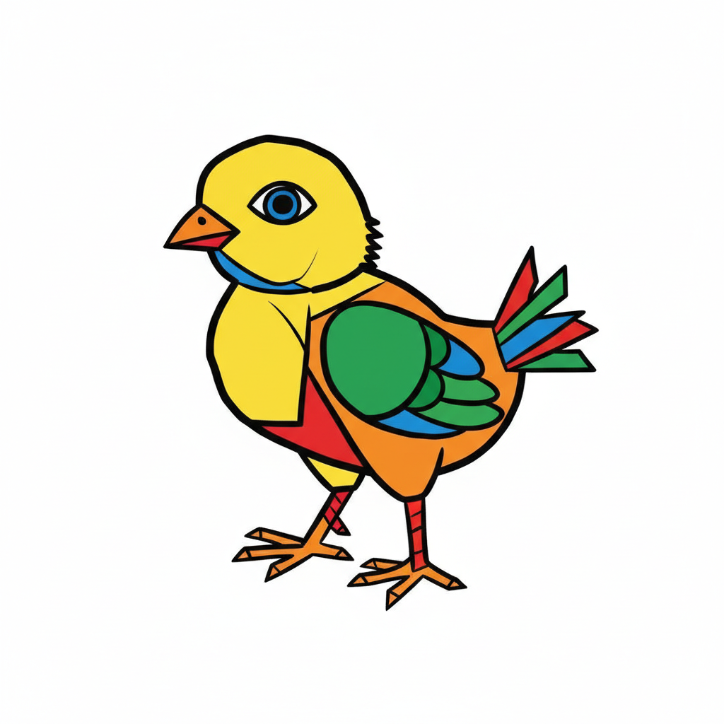 How to Draw a Chick example 6