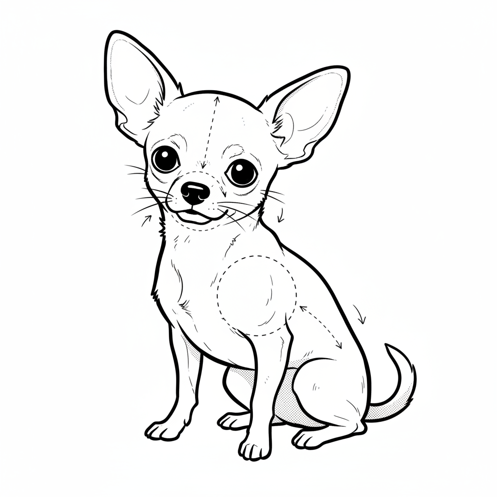 How to Draw a Chihuahua