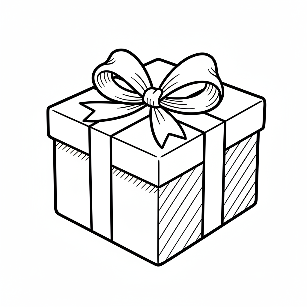 How to Draw a Christmas Present
