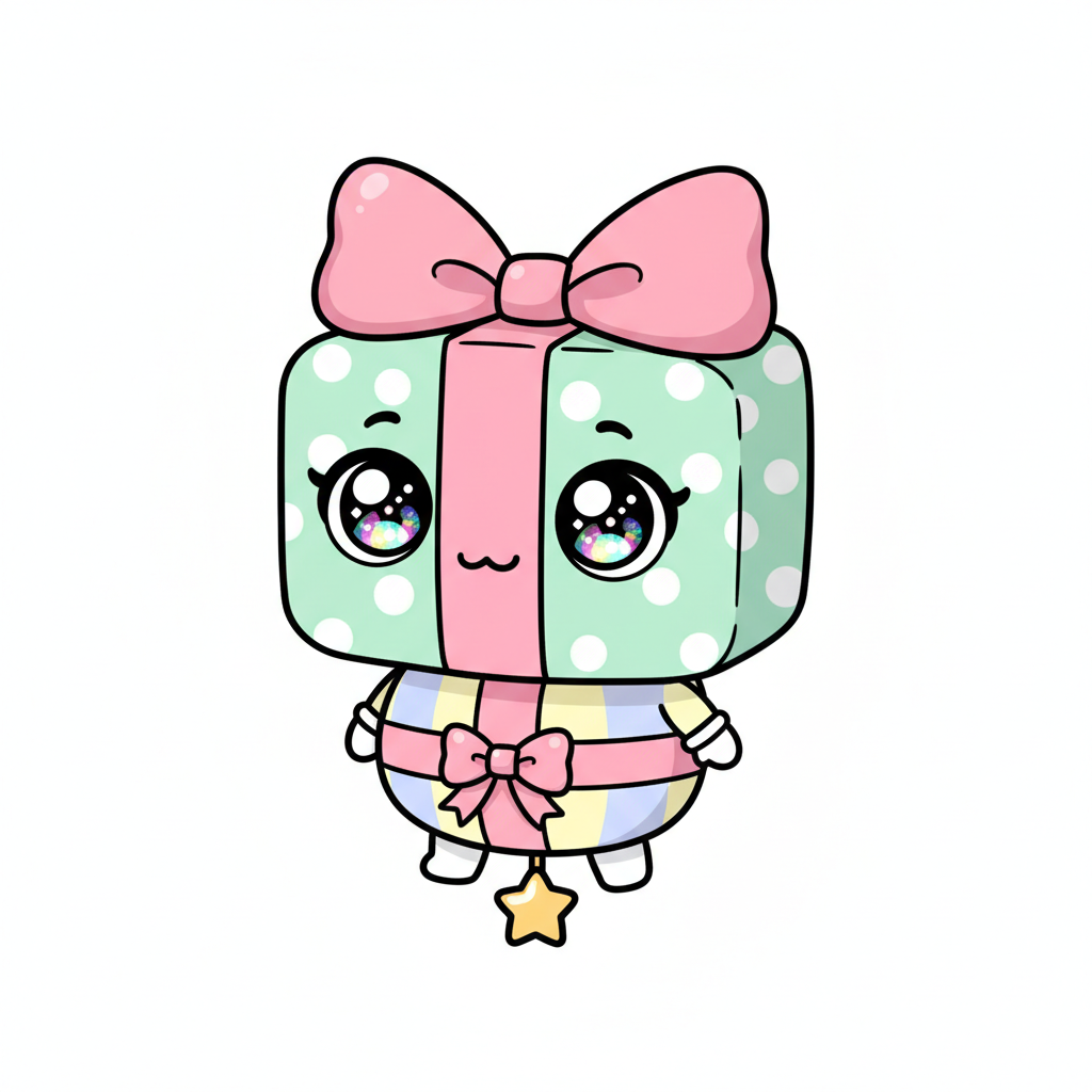 How to Draw a Christmas Present example 5