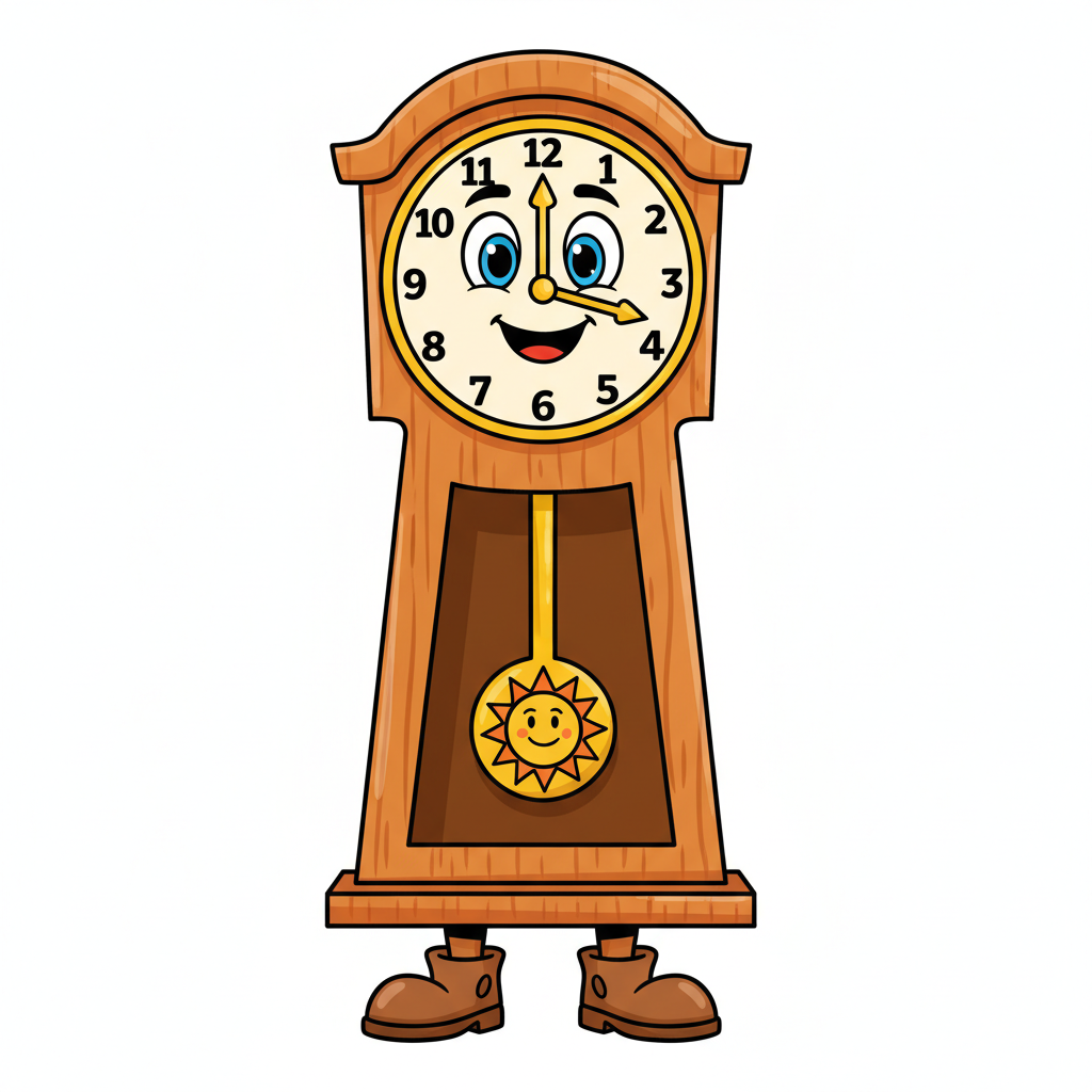 How to Draw a Clock example 4
