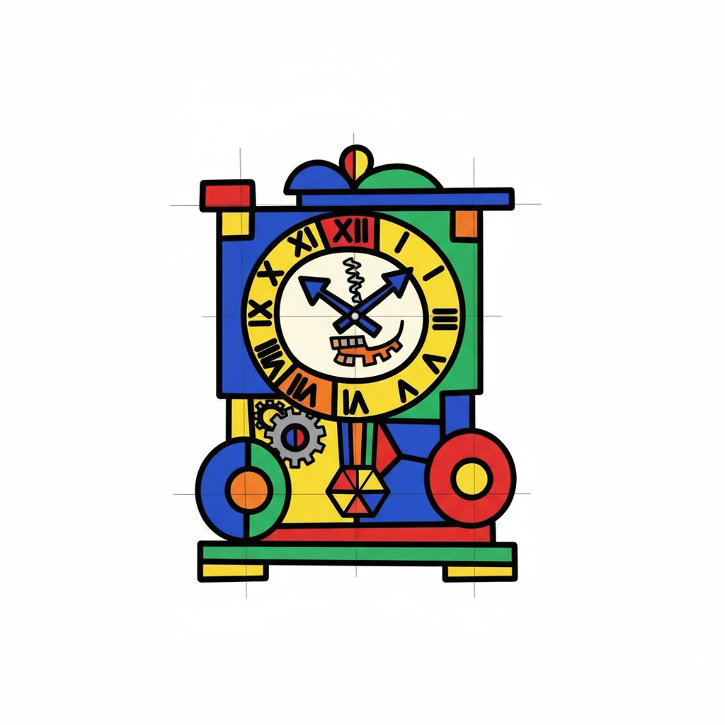 How to Draw a Clock example 6
