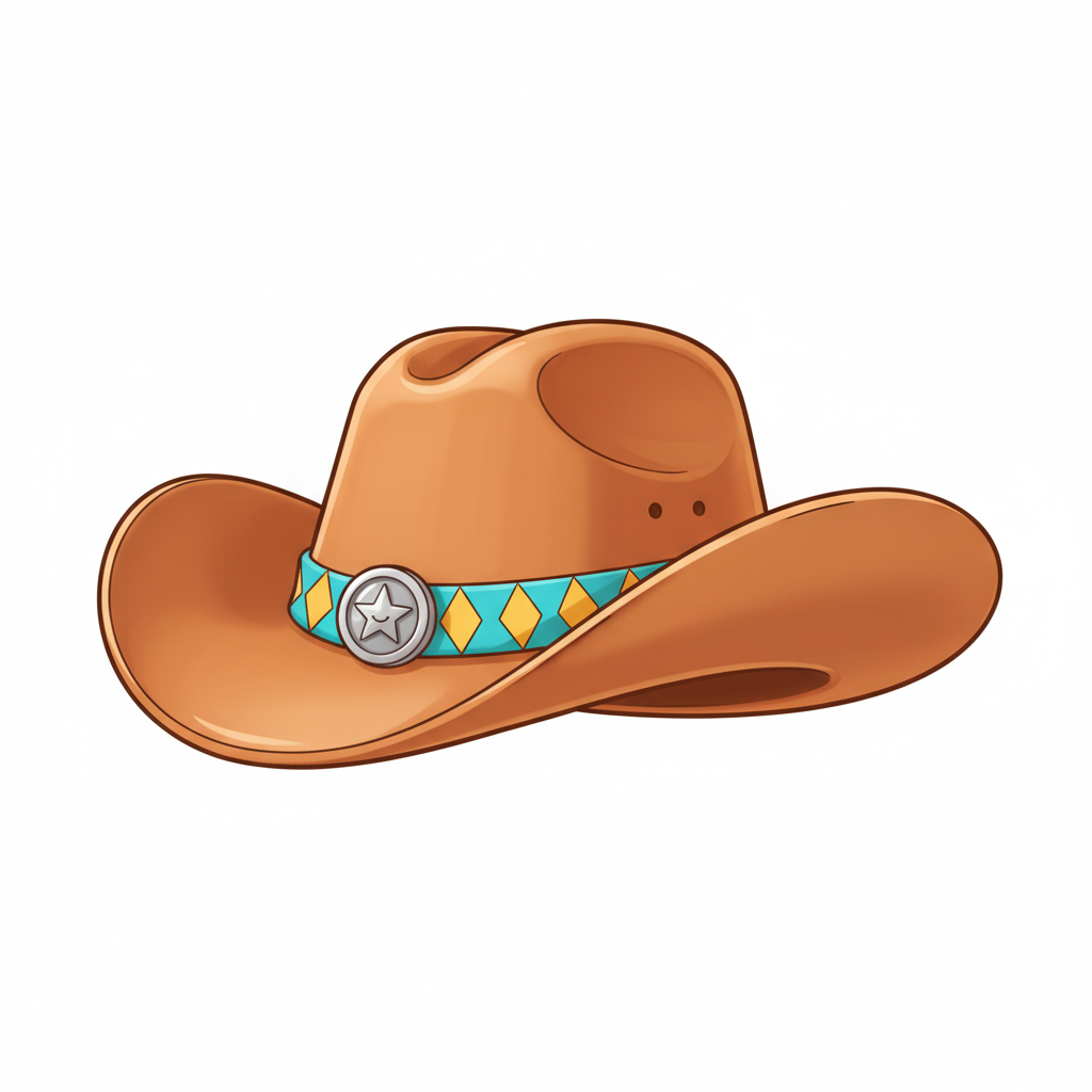 How to Draw a Cowboy Hat example 4