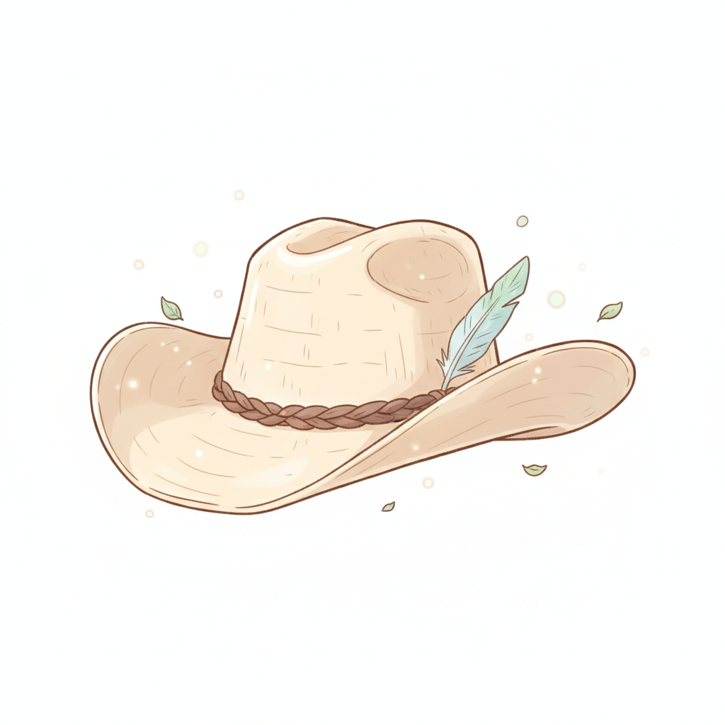 How to Draw a Cowboy Hat example 3