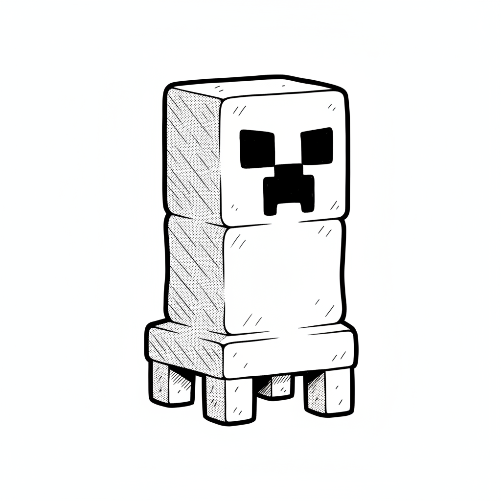 How to Draw a Creeper