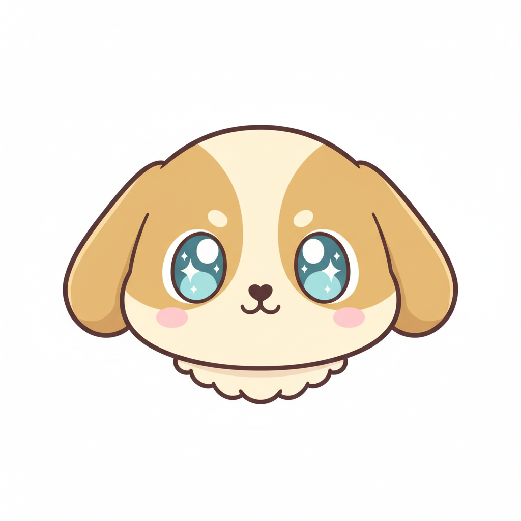 How to Draw a Dog Face example 5