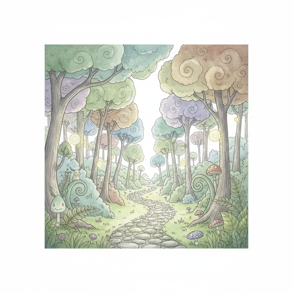 How to Draw a Forest example 3