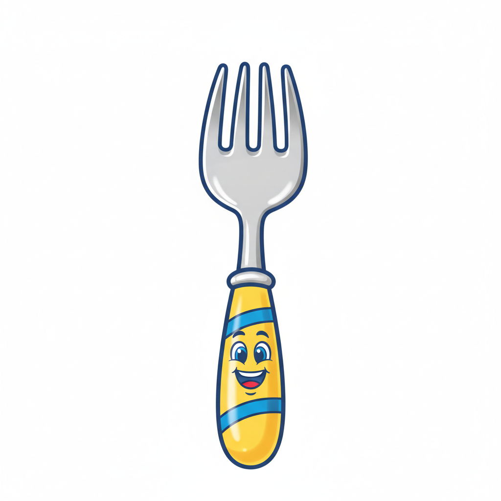 How to Draw a Fork example 4