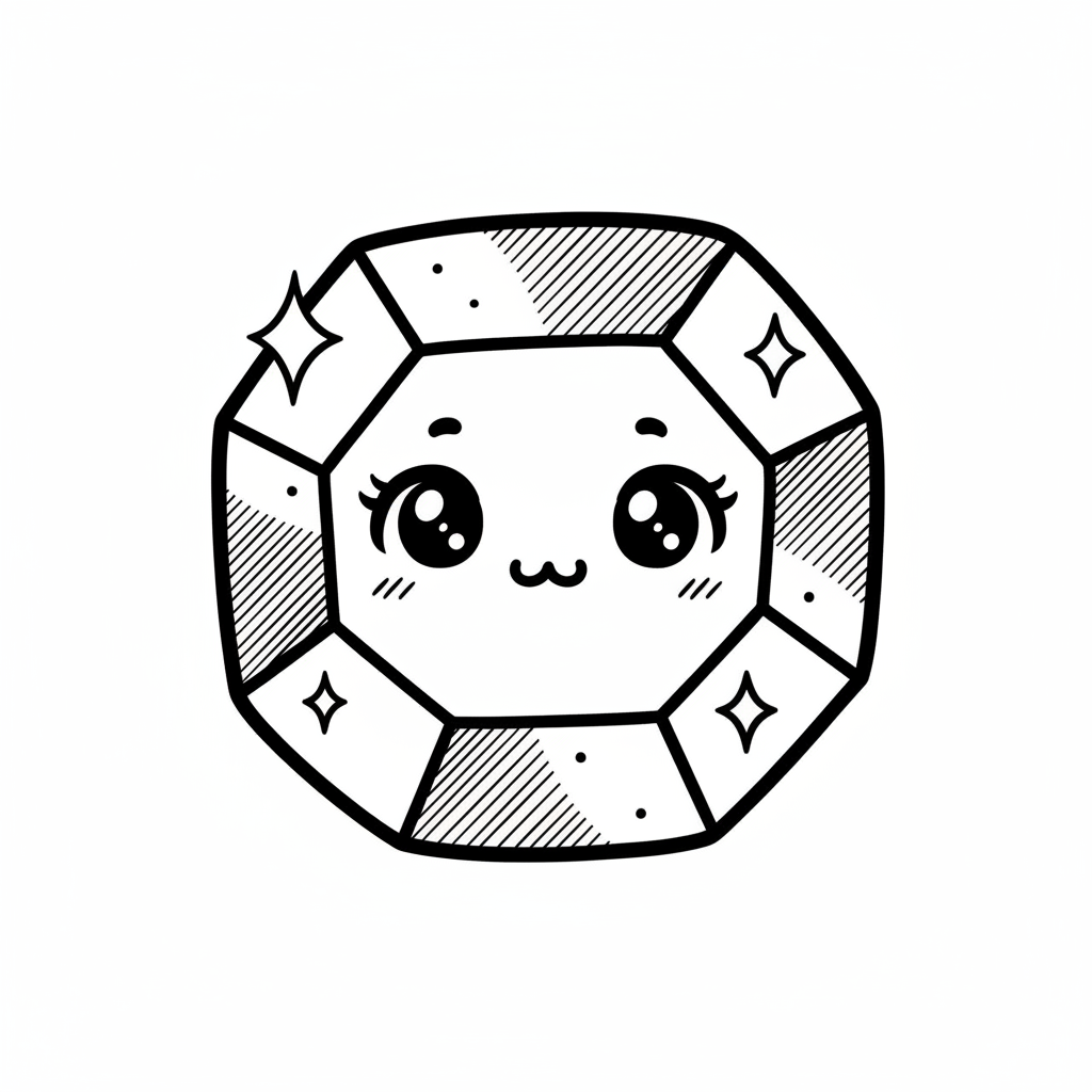 How to Draw a Gem example 2