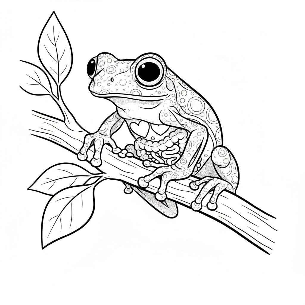 How to Draw a Glass Frog