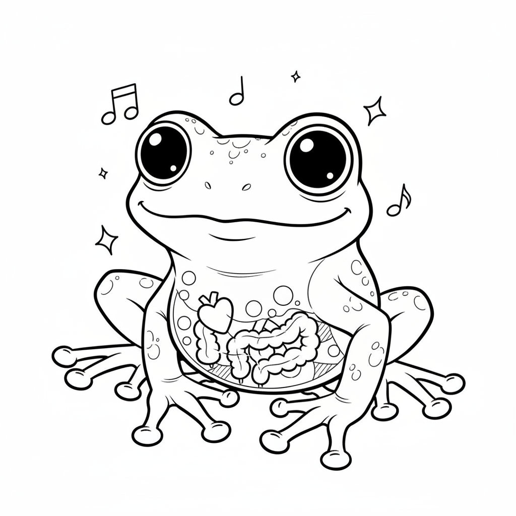 How to Draw a Glass Frog example 2