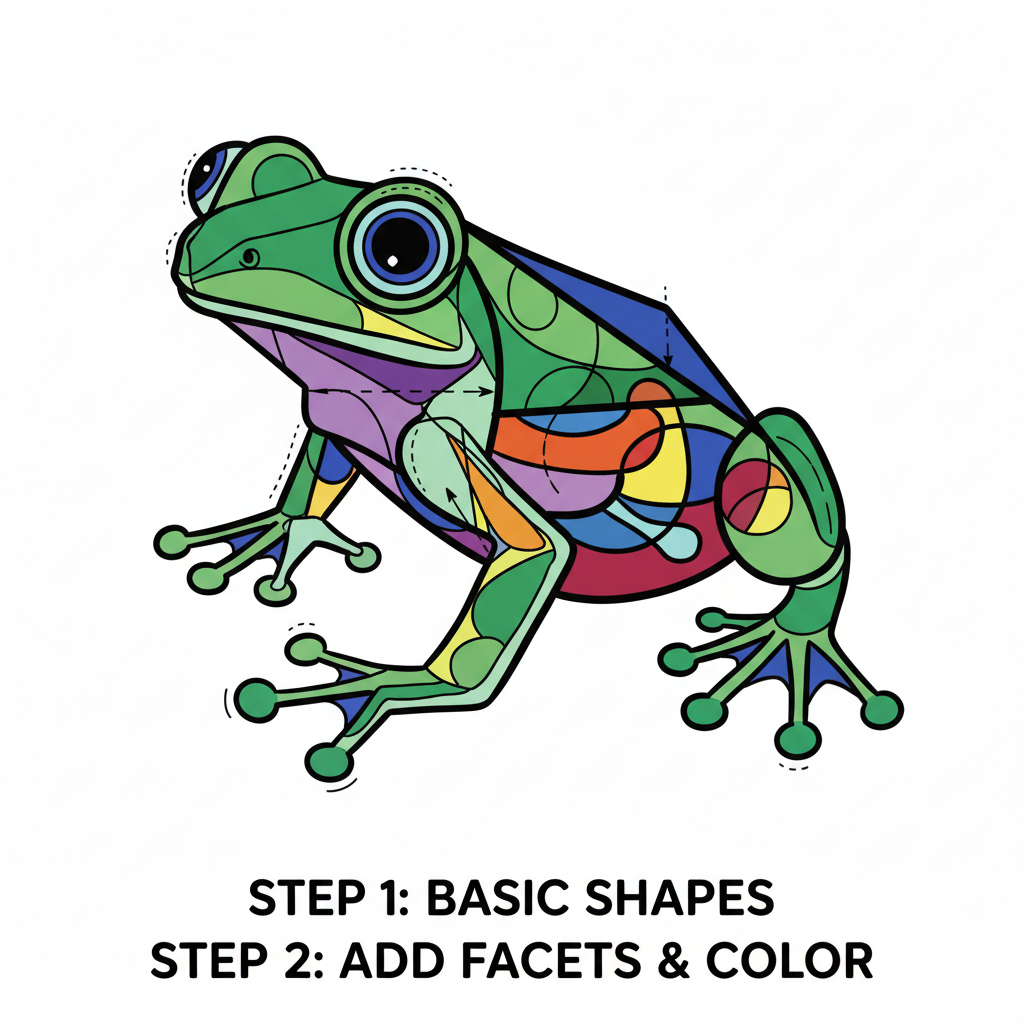 How to Draw a Glass Frog example 6