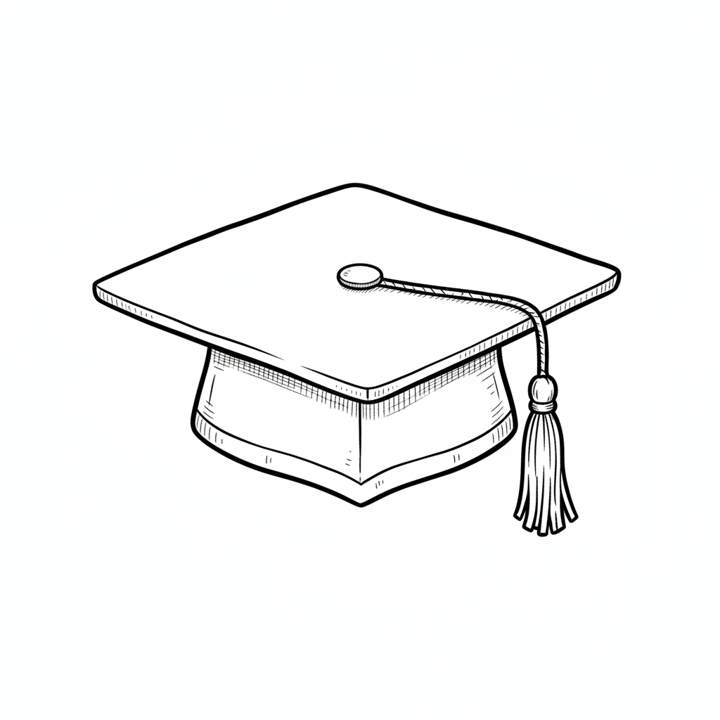 How to Draw a Graduation Hat