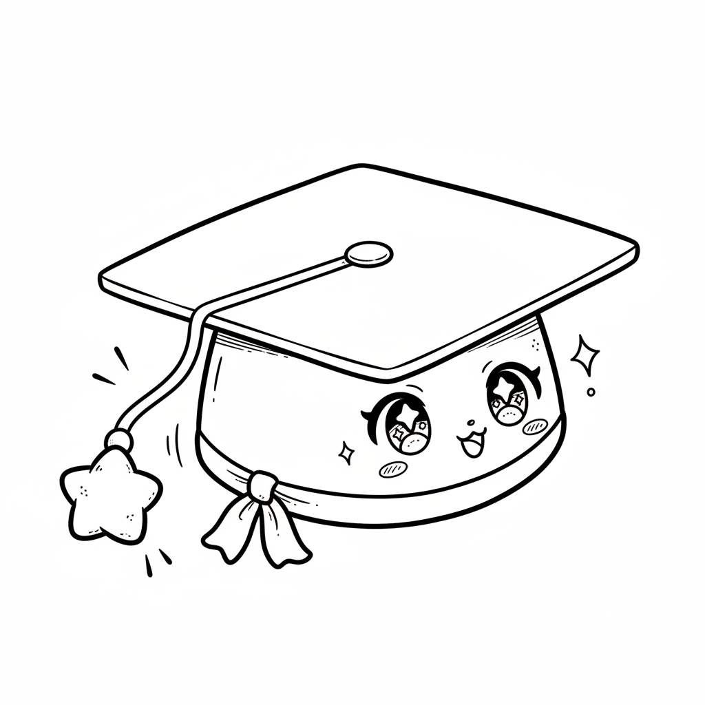 How to Draw a Graduation Hat example 2