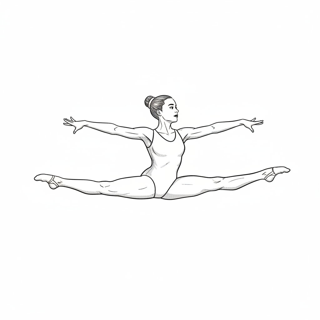 How to Draw a Gymnast