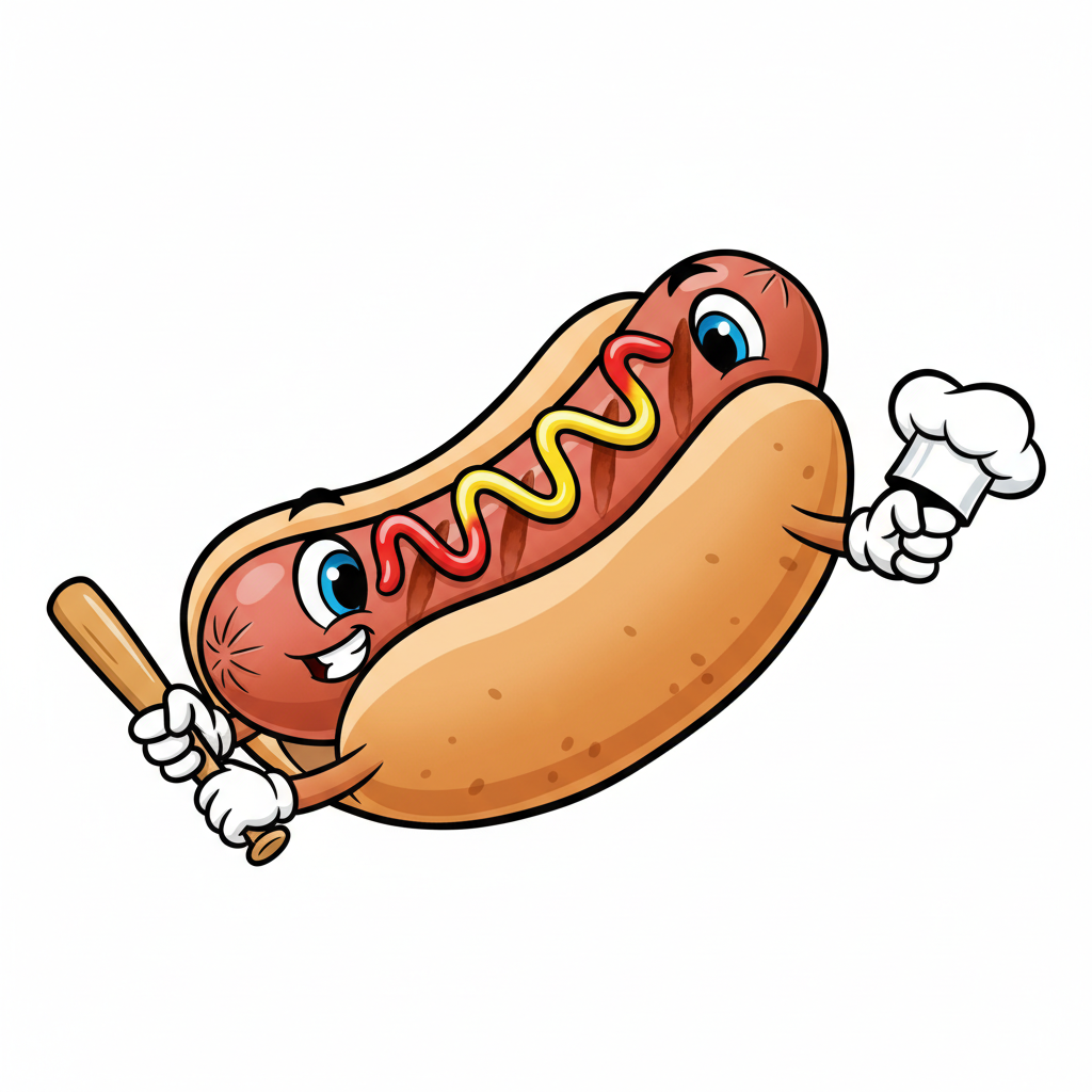 How to Draw a Hot Dog example 4
