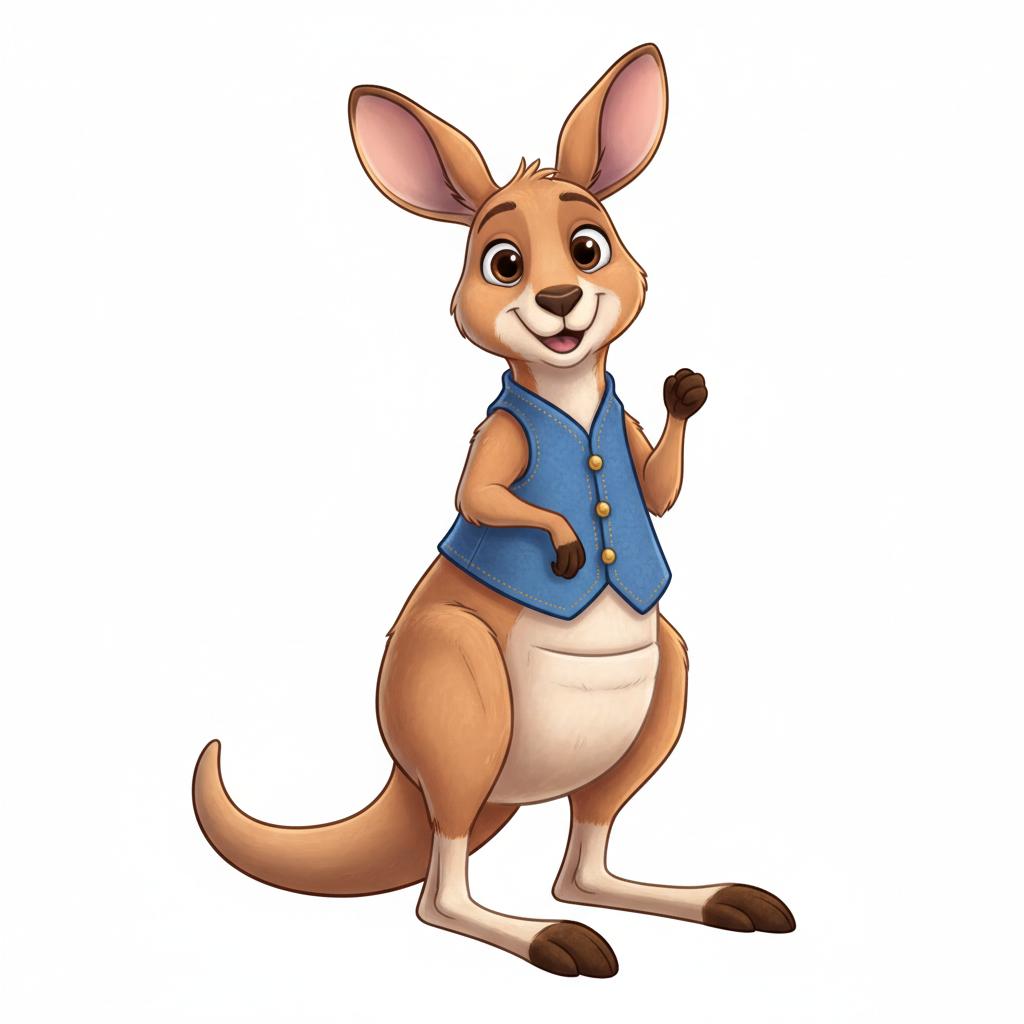 How to Draw a Kangaroo example 4