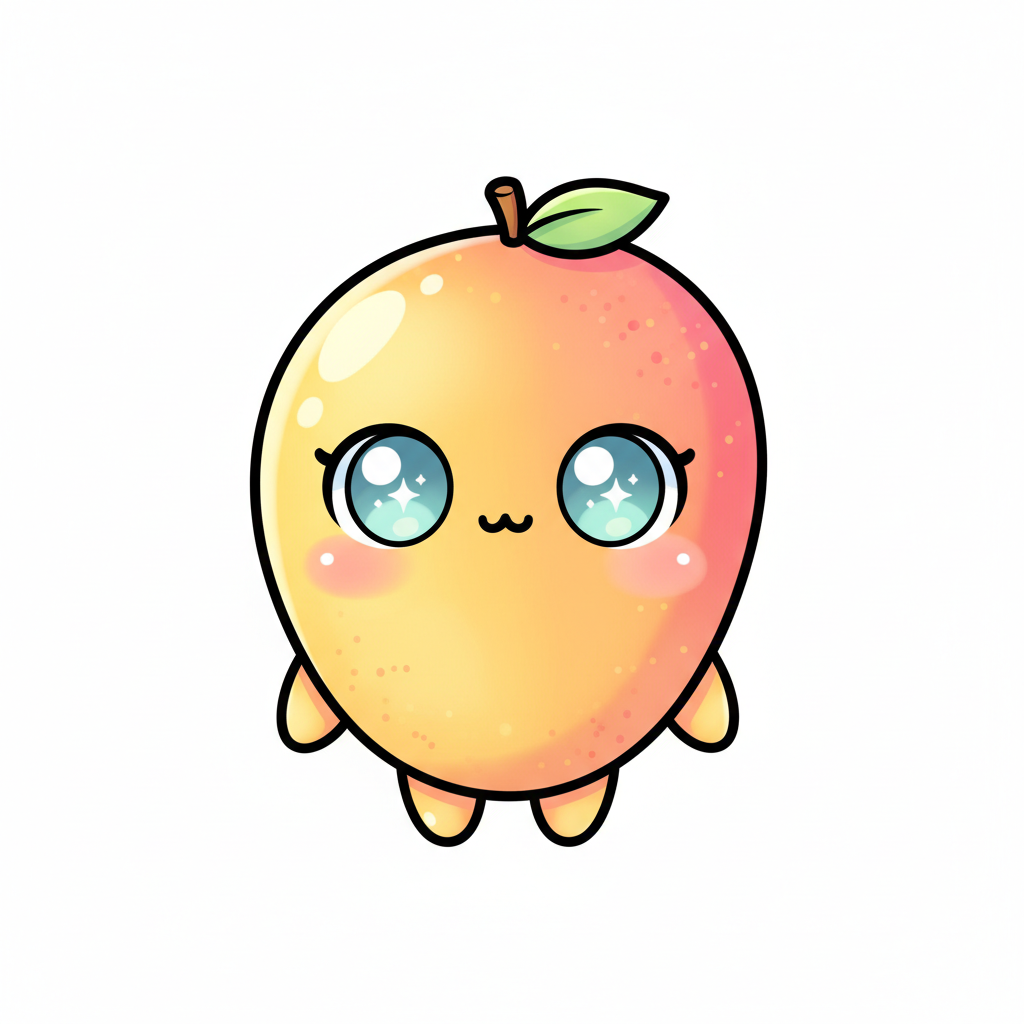 How to Draw a Mango example 5