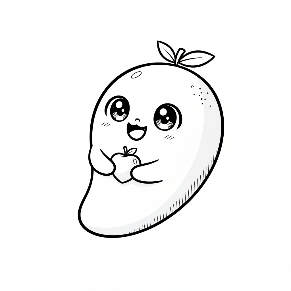 How to Draw a Mango example 2