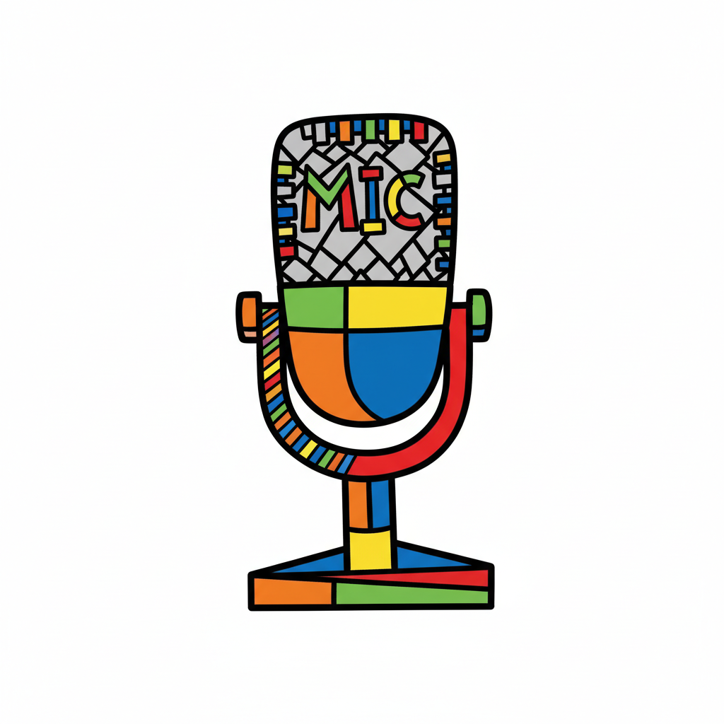 How to Draw a Microphone example 6