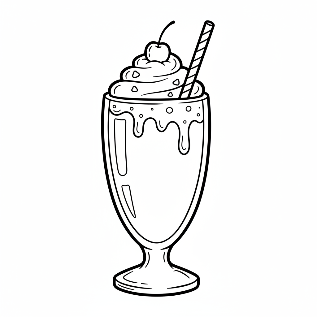 How to Draw a Milkshake