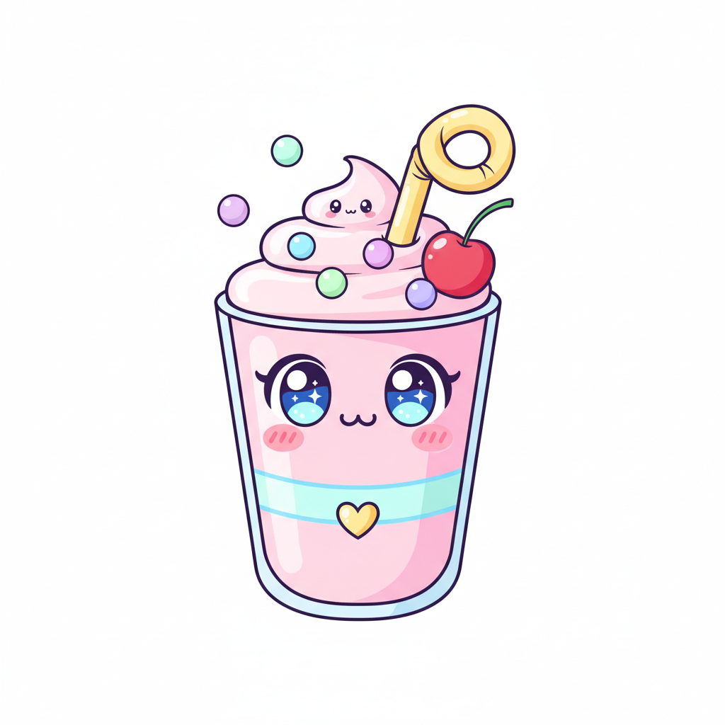 How to Draw a Milkshake example 5