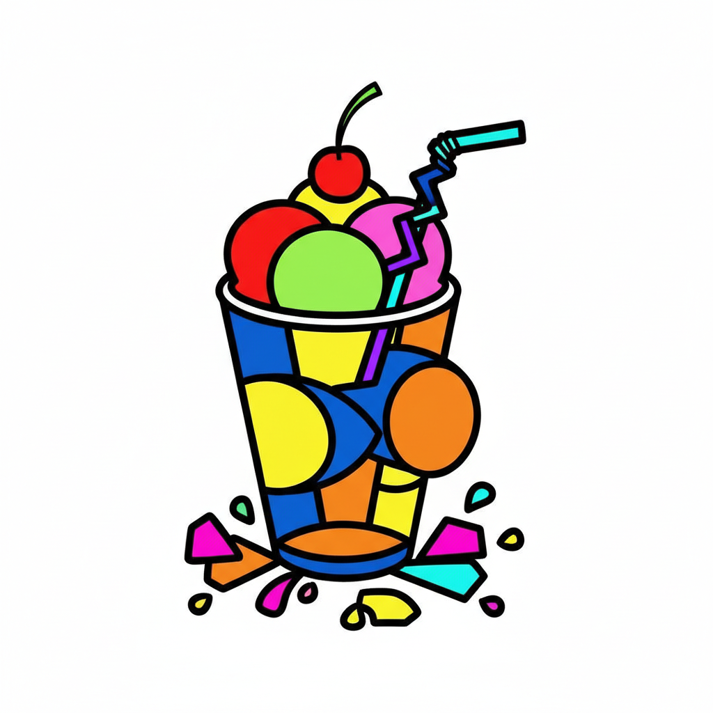 How to Draw a Milkshake example 6